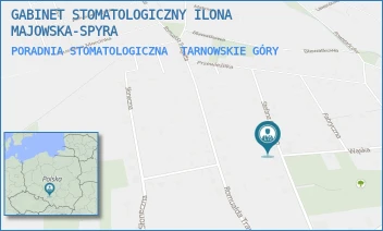 PORADNIA STOMATOLOGICZNA - GABINET STOMATOLOGICZNY ILONA MAJOWSKA-SPYRA - UL. BATOREGO 17,  TARNOWSKIE GÓRY