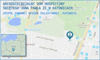 ZESPÓŁ DOMOWEJ OPIEKI PALIATYWNEJ - ARCHIDIECEZJALNY DOM HOSPICYJNY ŚWIĘTEGO JANA PAWŁA II W KATOWICACH - UL. LUDOMIRA RÓŻYCKIEGO 14D,  KATOWICE