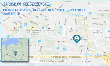 PORADNIA PSYCHOLOGICZNA DLA DZIECI ZAWIERCIE - JAROSŁAW KLESZCZEWSKI - PARKOWA 12,  ZAWIERCIE