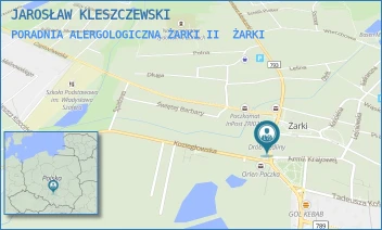PORADNIA ALERGOLOGICZNA ŻARKI II - JAROSŁAW KLESZCZEWSKI - UL. MYSZKOWSKA 3,  ŻARKI