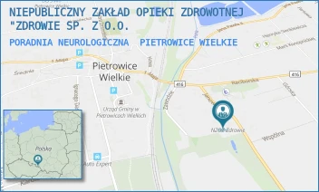PORADNIA NEUROLOGICZNA - NIEPUBLICZNY ZAKŁAD OPIEKI ZDROWOTNEJ "ZDROWIE SP. Z O.O. - UL. JANOWSKA 15,  PIETROWICE WIELKIE