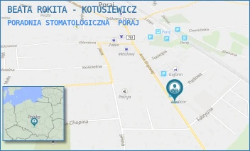 PORADNIA STOMATOLOGICZNA - BEATA ROKITA - KOTUSIEWICZ - UL. ARMII KRAJOWEJ 75,  PORAJ