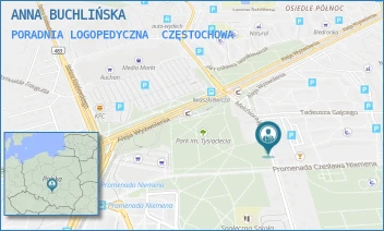 PORADNIA LOGOPEDYCZNA - ANNA BUCHLIŃSKA - UL. WAŃKOWICZA 6,  CZĘSTOCHOWA