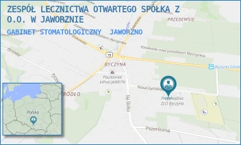GABINET STOMATOLOGICZNY - ZESPÓŁ LECZNICTWA OTWARTEGO SPÓŁKA Z O.O. W JAWORZNIE - UL. NAUCZYCIELSKA 4,  JAWORZNO