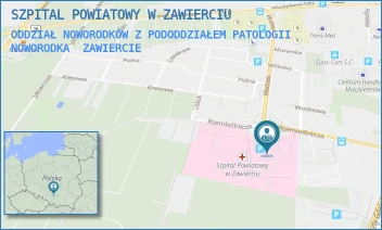 ODDZIAŁ NOWORODKÓW Z PODODDZIAŁEM PATOLOGII NOWORODKA - SZPITAL POWIATOWY W ZAWIERCIU - UL. MIODOWA 14,  ZAWIERCIE