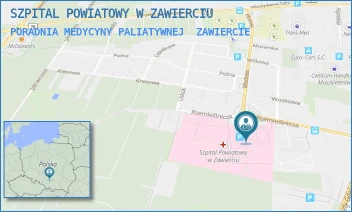 PORADNIA MEDYCYNY PALIATYWNEJ - SZPITAL POWIATOWY W ZAWIERCIU - UL. MIODOWA 14,  ZAWIERCIE