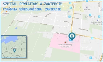 PORADNIA NEUROLOGICZNA - SZPITAL POWIATOWY W ZAWIERCIU - UL. MIODOWA 14,  ZAWIERCIE
