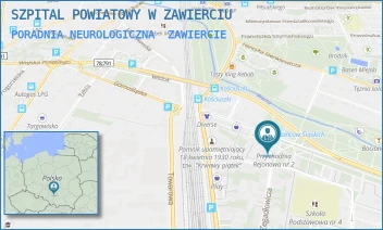 PORADNIA NEUROLOGICZNA - SZPITAL POWIATOWY W ZAWIERCIU - UL. POWSTAŃCÓW ŚLĄSKICH 8,  ZAWIERCIE