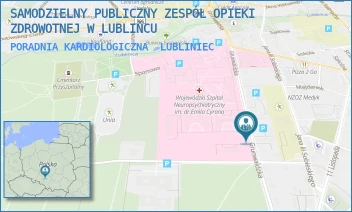 PORADNIA KARDIOLOGICZNA - SAMODZIELNY PUBLICZNY ZESPÓŁ OPIEKI ZDROWOTNEJ W LUBLIŃCU - UL. GRUNWALDZKA 9,  LUBLINIEC