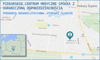 PORADNIA REHABILITACYJNA - PIEKARSKIE CENTRUM MEDYCZNE SPÓŁKA Z OGRANICZONĄ ODPOWIEDZIALNOŚCIĄ - UL. PIŁSUDSKIEGO 5,  PIEKARY ŚLĄSKIE
