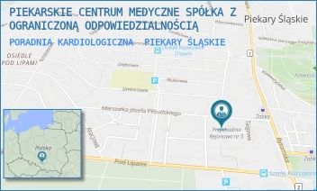 PORADNIA KARDIOLOGICZNA - PIEKARSKIE CENTRUM MEDYCZNE SPÓŁKA Z OGRANICZONĄ ODPOWIEDZIALNOŚCIĄ - UL. PIŁSUDSKIEGO 5,  PIEKARY ŚLĄSKIE