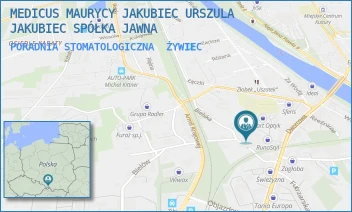 PORADNIA STOMATOLOGICZNA - MEDICUS MAURYCY JAKUBIEC URSZULA JAKUBIEC SPÓŁKA JAWNA - UL. DWORCOWA 22,  ŻYWIEC