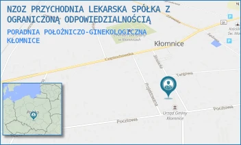 PORADNIA POŁOŻNICZO-GINEKOLOGICZNA - NZOZ PRZYCHODNIA LEKARSKA SPÓŁKA Z OGRANICZONĄ ODPOWIEDZIALNOŚCIĄ - UL. STRAŻACKA 18,  KŁOMNICE