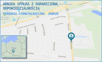 PORADNIA STOMATOLOGICZNA - ARNIKA SPÓŁKA Z OGRANICZONĄ ODPOWIEDZIALNOŚCIĄ - UL. MIKULCZYCKA 15,  ZABRZE