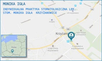 INDYWIDUALNA PRAKTYKA STOMATOLOGICZNA LEK. STOM. MONIKA IGŁA - MONIKA IGŁA - WYZWOLENIA 1,  KRZYŻANOWICE