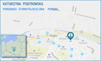 PORADNIA STOMATOLOGICZNA - KATARZYNA PIOTROWSKA - UL. WOJSKA POLSKIEGO 24F,  PORĘBA