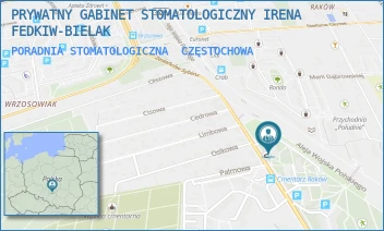 PORADNIA STOMATOLOGICZNA - PRYWATNY GABINET STOMATOLOGICZNY IRENA FEDKIW-BIELAK - UL. BOHATERÓW KATYNIA 7,  CZĘSTOCHOWA