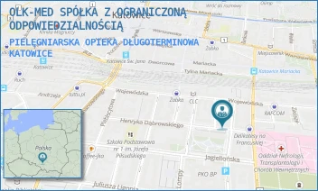 PIELĘGNIARSKA OPIEKA DŁUGOTERMINOWA - OLK-MED SPÓŁKA Z OGRANICZONĄ ODPOWIEDZIALNOŚCIĄ - UL. HENRYKA DĄBROWSKIEGO 22,  KATOWICE