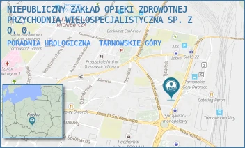 PORADNIA UROLOGICZNA - NIEPUBLICZNY ZAKŁAD OPIEKI ZDROWOTNEJ PRZYCHODNIA WIELOSPECJALISTYCZNA SP. Z O. O. - UL. MARSZAŁKA JÓZEFA PIŁSUDSKIEGO 18,  TARNOWSKIE GÓRY