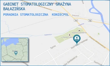 PORADNIA STOMATOLOGICZNA - GABINET STOMATOLOGICZNY GRAŻYNA BAŁAZIŃSKA - PUŁASKIEGO 6,  KONIECPOL