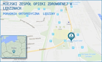 PORADNIA ORTOPEDYCZNA - MIEJSKI ZESPÓŁ OPIEKI ZDROWOTNEJ W LĘDZINACH - UL. POKOJU 17,  LĘDZINY