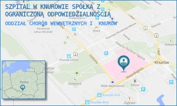 ODDZIAŁ CHORÓB WEWNĘTRZNYCH I - ZESPÓŁ SZPITALI POWIATU GLIWICKIEGO SPÓŁKA Z OGRANICZONĄ ODPOWIEDZIALNOŚCIĄ - UL. NIEPODLEGŁOŚCI 8,  KNURÓW