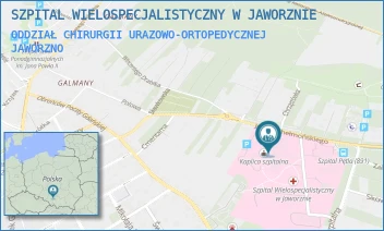 ODDZIAŁ CHIRURGII URAZOWO-ORTOPEDYCZNEJ - SZPITAL WIELOSPECJALISTYCZNY W JAWORZNIE - UL. JÓZEFA CHEŁMOŃSKIEGO 28,  JAWORZNO