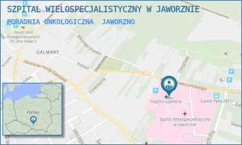 PORADNIA ONKOLOGICZNA - SZPITAL WIELOSPECJALISTYCZNY W JAWORZNIE - UL. JÓZEFA CHEŁMOŃSKIEGO 28,  JAWORZNO