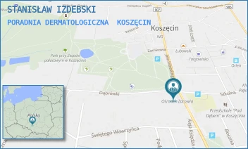 PORADNIA DERMATOLOGICZNA - STANISŁAW IZDEBSKI - UL. SOBIESKIEGO 8,  KOSZĘCIN