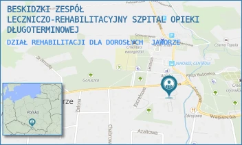 DZIAŁ REHABILITACJI DLA DOROSŁYCH - BESKIDZKI ZESPÓŁ LECZNICZO-REHABILITACYJNY SZPITAL OPIEKI DŁUGOTERMINOWEJ - UL. SŁONECZNA 83,  JAWORZE