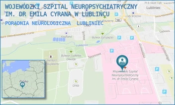 PORADNIA NEUROLOGICZNA - WOJEWÓDZKI SZPITAL NEUROPSYCHIATRYCZNY IM. DR EMILA CYRANA W LUBLIŃCU - UL. GRUNWALDZKA 48,  LUBLINIEC