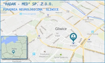 PORADNIA NEUROLOGICZNA - "RADAN - MED" SP. Z O.O. - UL. BASZTOWA 3,  GLIWICE
