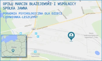 PORADNIA PSYCHOLOGICZNA DLA DZIECI - OPILU MARCIN BŁAŻEJEWSKI I WSPÓLNICY SPÓŁKA JAWNA - UL. 3 MAJA 45A,  CZERWIONKA-LESZCZYNY