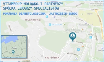 PORADNIA DIABETOLOGICZNA - VITAMED-P HOŁÓWKO I PARTNERZY - SPÓŁKA LEKARZY SPECJALISTÓW - UL. WROCŁAWSKA 20,  JASTRZĘBIE-ZDRÓJ