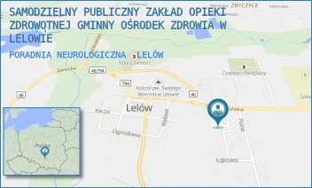 PORADNIA NEUROLOGICZNA - SAMODZIELNY PUBLICZNY ZAKŁAD OPIEKI ZDROWOTNEJ GMINNY OŚRODEK ZDROWIA W LELOWIE - UL. SZCZEKOCIŃSKA 18,  LELÓW