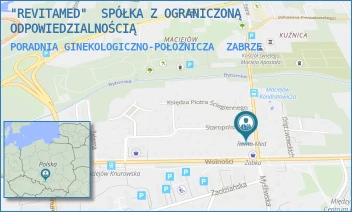 PORADNIA GINEKOLOGICZNO-POŁOŻNICZA - "REVITAMED"  SPÓŁKA Z OGRANICZONĄ ODPOWIEDZIALNOŚCIĄ - UL. KONDRATOWICZA 1C,  ZABRZE