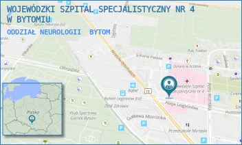 ODDZIAŁ NEUROLOGII - WOJEWÓDZKI SZPITAL SPECJALISTYCZNY NR 4 W BYTOMIU - UL. ALEJA LEGIONÓW 10,  BYTOM