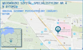 ODDZIAŁ DZIENNY PSYCHIATRYCZNY (OGÓLNY) - WOJEWÓDZKI SZPITAL SPECJALISTYCZNY NR 4 W BYTOMIU - UL. ALEJA LEGIONÓW 10,  BYTOM