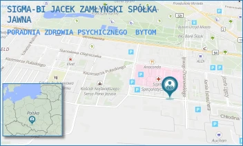 PORADNIA ZDROWIA PSYCHICZNEGO - SIGMA-BI JACEK ZAMŁYŃSKI SPÓŁKA JAWNA - UL. LEONA WYCZÓŁKOWSKIEGO 26/2-9,  BYTOM