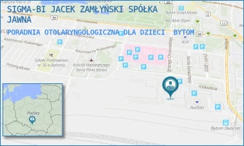 PORADNIA OTOLARYNGOLOGICZNA DLA DZIECI - SIGMA-BI JACEK ZAMŁYŃSKI SPÓŁKA JAWNA - UL. IGNACEGO CHRZANOWSKIEGO 23,  BYTOM