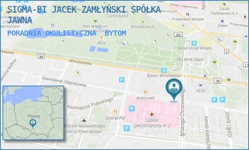 PORADNIA OKULISTYCZNA - SIGMA-BI JACEK ZAMŁYŃSKI SPÓŁKA JAWNA - UL. BATOREGO 18,  BYTOM