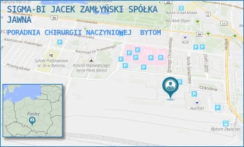 PORADNIA CHIRURGII NACZYNIOWEJ - SIGMA-BI JACEK ZAMŁYŃSKI SPÓŁKA JAWNA - UL. IGNACEGO CHRZANOWSKIEGO 23,  BYTOM
