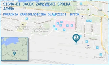 PORADNIA KARDIOLOGICZNA DLA DZIECI - SIGMA-BI JACEK ZAMŁYŃSKI SPÓŁKA JAWNA - UL. IGNACEGO CHRZANOWSKIEGO 23,  BYTOM