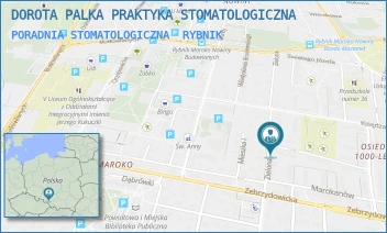 PORADNIA STOMATOLOGICZNA - DOROTA PALKA PRAKTYKA STOMATOLOGICZNA - UL. GEN. JANKE-WALTERA 5D,  RYBNIK