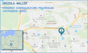 PORADNIA GINEKOLOGICZNO-POŁOŻNICZA - URSZULA WALLER - UL. HARCERSKA 9,  JASTRZĘBIE-ZDRÓJ