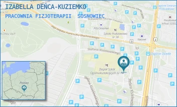 PRACOWNIA FIZJOTERAPII - IZABELLA DEŃCA-KUZIEMKO - UL. STEFANA KISIELEWSKIEGO 2,  SOSNOWIEC