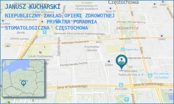 NIEPUBLICZNY ZAKŁAD OPIEKI ZDROWOTNEJ                       PRYWATNA PORADNIA STOMATOLOGICZNA - JANUSZ KUCHARSKI - UL. NOWOWIEJSKIEGO 24,  CZĘSTOCHOWA