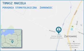 PORADNIA STOMATOLOGICZNA - TOMASZ MAKIEŁA - UL. MOSTOWA 1,  ŻARNOWIEC