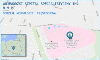ODDZIAŁ NEUROLOGII - WOJEWÓDZKI SZPITAL SPECJALISTYCZNY IM. N.M.P. - UL. BIALSKA 104/118,  CZĘSTOCHOWA