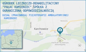 DZIAŁ (PRACOWNIA) FIZJOTERAPII AMBULATORYJNEJ - OŚRODEK LECZNICZO-REHABILITACYJNY "PAŁAC KAMIENIEC" SPÓŁKA Z OGRANICZONĄ ODPOWIEDZIALNOŚCIĄ - UL. POLNA 2,  KAMIENIEC